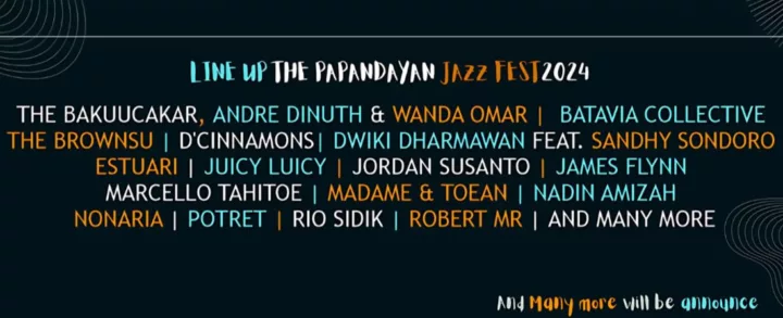 3 HARI LAGI! The Papandayan Jazz Fest 2024 (tpjazzfest.com)