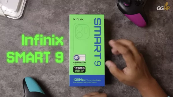 Tampilan Infinix Smart 9 (Tangkap Layar Youtube/GontaGantiHape)