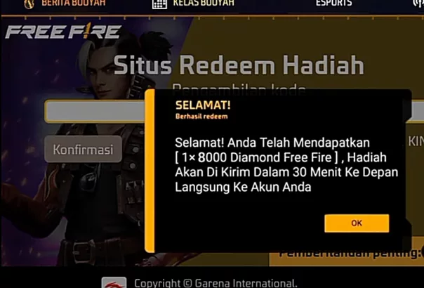 Klaim Sekarang ! Kode Redeem FF Hari Ini Sabtu 19 Oktober 2024, Ada Hadiah Diamond dan Skin M1887 One Punch Man