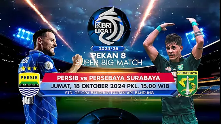 Link Live Streaming Persib vs Persebaya, Gratis Bisa di HP