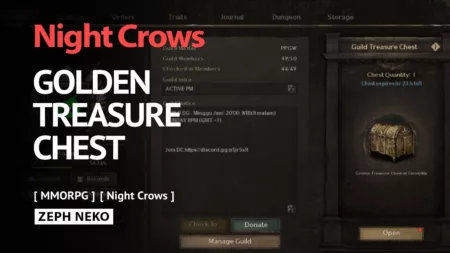 Night Crows Trick Cara Dapatkan Chest Gold Guild Terbaru!