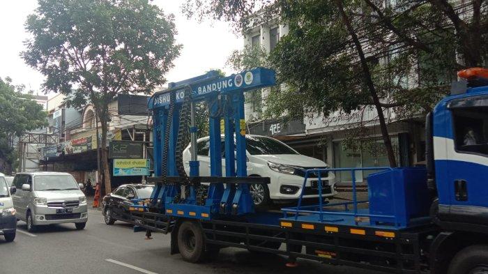 Penertiban Parkir Liar di Bandung Pelanggar Akan Diderek dan Didenda Rp150 Ribu