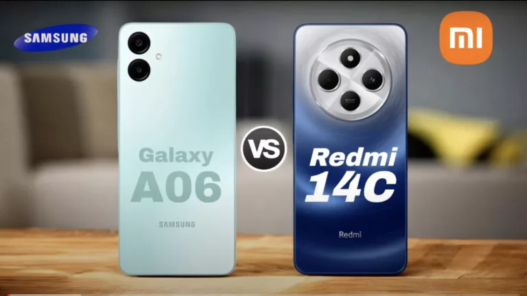 Ilustrasi Perbandingan Samsung A06 vs Xiaomi Redmi 14C (Tangkapan layar Youtube/ MrRightSpecs)