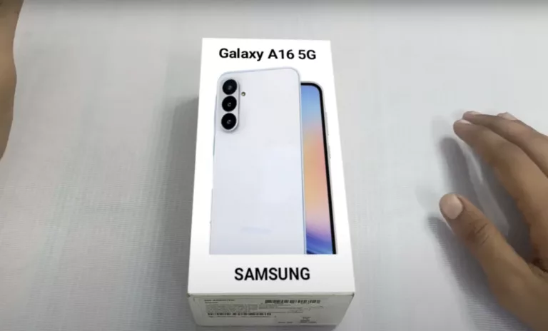 Tampilan Samsung Galaxy A16 5G (Tangkap Layar Youtube/Unbox Tech)