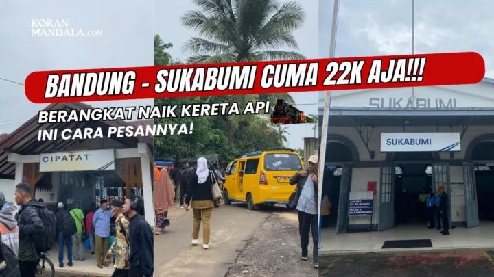 Harga tiket kereta api Bandung - Sukabumi cuma 22k aja