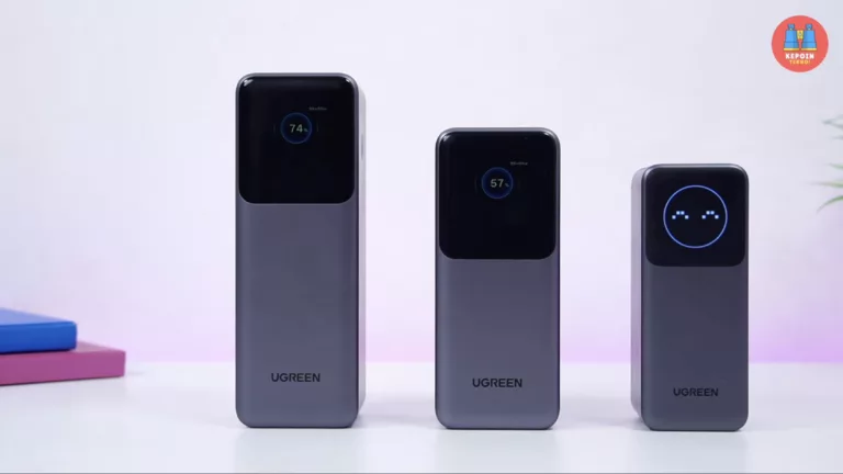 Tampilan UGREEN Nexode Powerbank (Tangkapan layar Youtube/Kepoin Tekno)