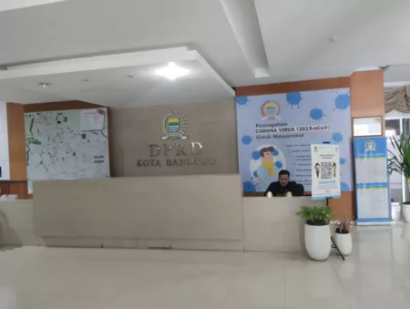 Suasana Kantor DPRD Kota Bandung di Jalan Sukabumi