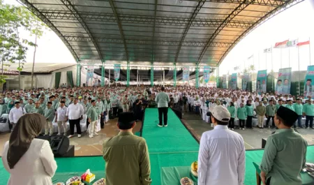 10.000 Kader PKB Kabupaten Bandung Ikrar Menangkan Dadang Supriatna - Ali Syakieb dan Acep Adang - Gita KDI