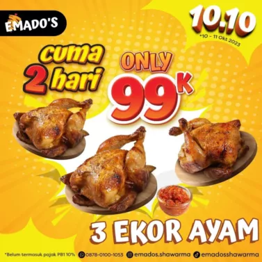 Promo 10.10 Makanan - Emados.shawarma