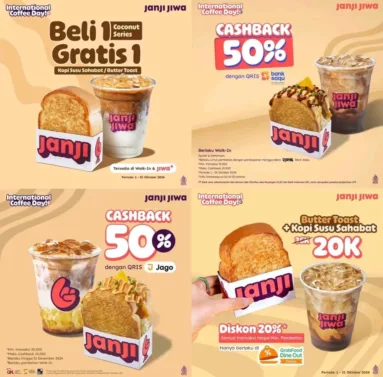  Daftar Terlengkap Puluhan Promo 10.10 Makanan Hari Ini - Janji Jiwa