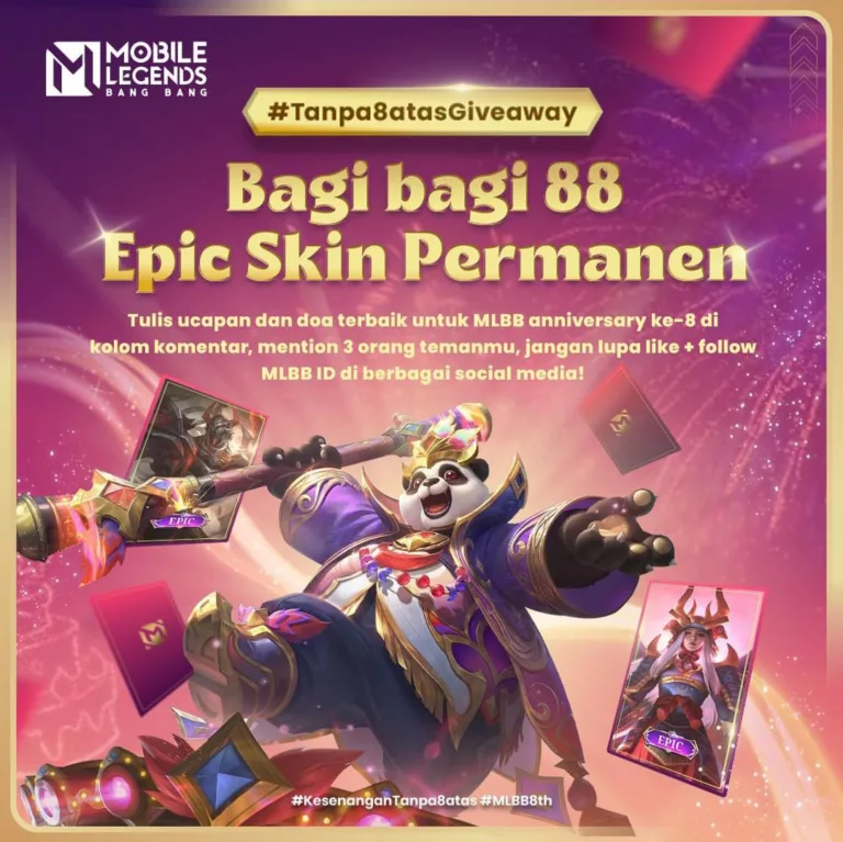 Kode Redeem ML Terbaru Skin Epic