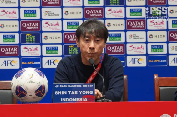 Shin Tae-yong memberikan pendapatnya usai Timnas Indonesia dikalah China dengan skor 1-2