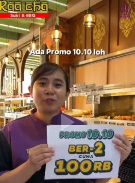 Promo 10.10 Makanan - Raa cha