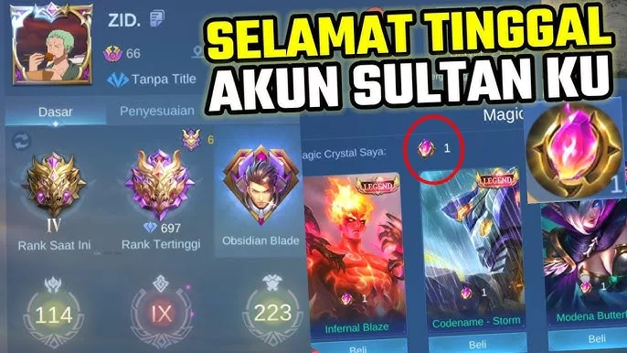 0 Akun ML Sultan Masih Aktif Dapatkan Diamond dan Skin Epic Gratis!