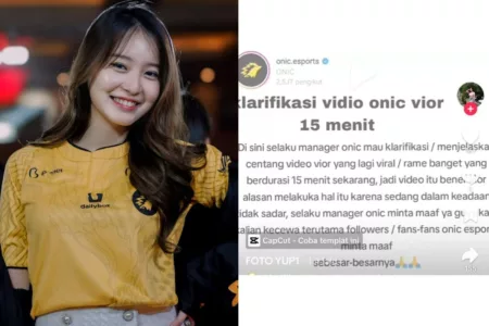 Video Viral Mirip Vior Onic 15 Menit 20 Detik: Udah Ada Klarifikasi dari, Nih!