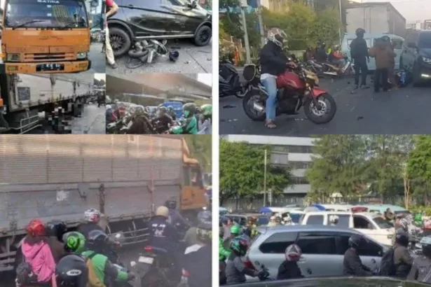 Kecelakaan Beruntun di Slipi: 8 Kendaraan Kena, 1 Orang Meninggal