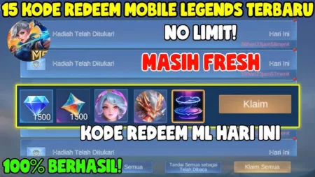 Kode Redeem ML Skin Epic 15 November 2024 Klaim Hadiah Skin Epic Gratis Sekarang!