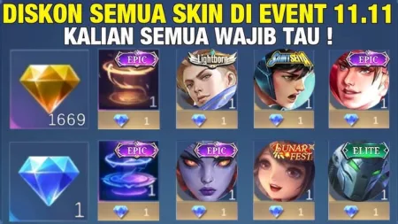 Kode Redeem Mobile Legends 14 November 2024 Klaim Skin dan Diamond Event 11.11 Terakhir!