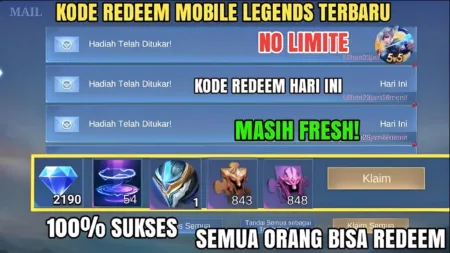 Kode Redeem Mobile Legends Hari Ini Jumat 15 November 2024, Raih Item Menarik Sekarang