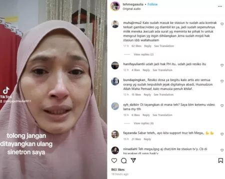 Komentar Netizen atas Keinginan Mega Aulia