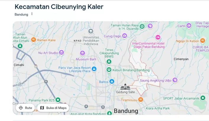 Asal-usul Nama Cibeunying di Kota Bandung yang Belum Banyak Diketahui