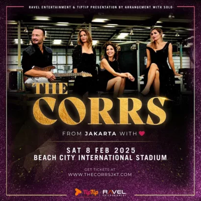 The Corrs kembali Menyapa Penggemarnya di Jakarta (@ravelentertainment).