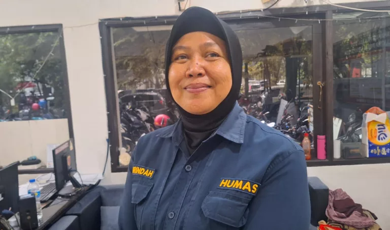 Kasi Humas Polrestabes Bandung Ajun Komisaris Polisi Nurindah saat ditemui Koran Mandala pada Kamis 21 November 2024