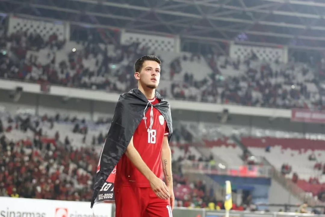 Justin Hubner melakukan gol bunuh diri di menit 35 pada laga Indonesia vs Jepang di SUGBK (15/11/2024)