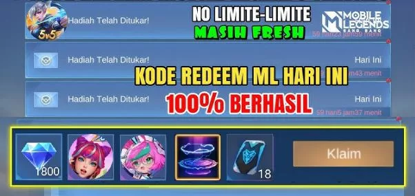 Kode Redeem ML Hari Ini 27 November 2024, Dapatkan Skin Gratis Sekarang