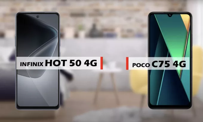 Ilustrasi Perbandingan Infinix HOT 50 4G vs Poco C75 4G (Youtube/reviewFira)