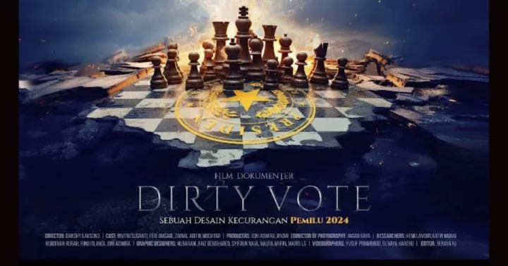 Berikut link nonton film Dirty Vote full durasi kualitas HD tanpa cut