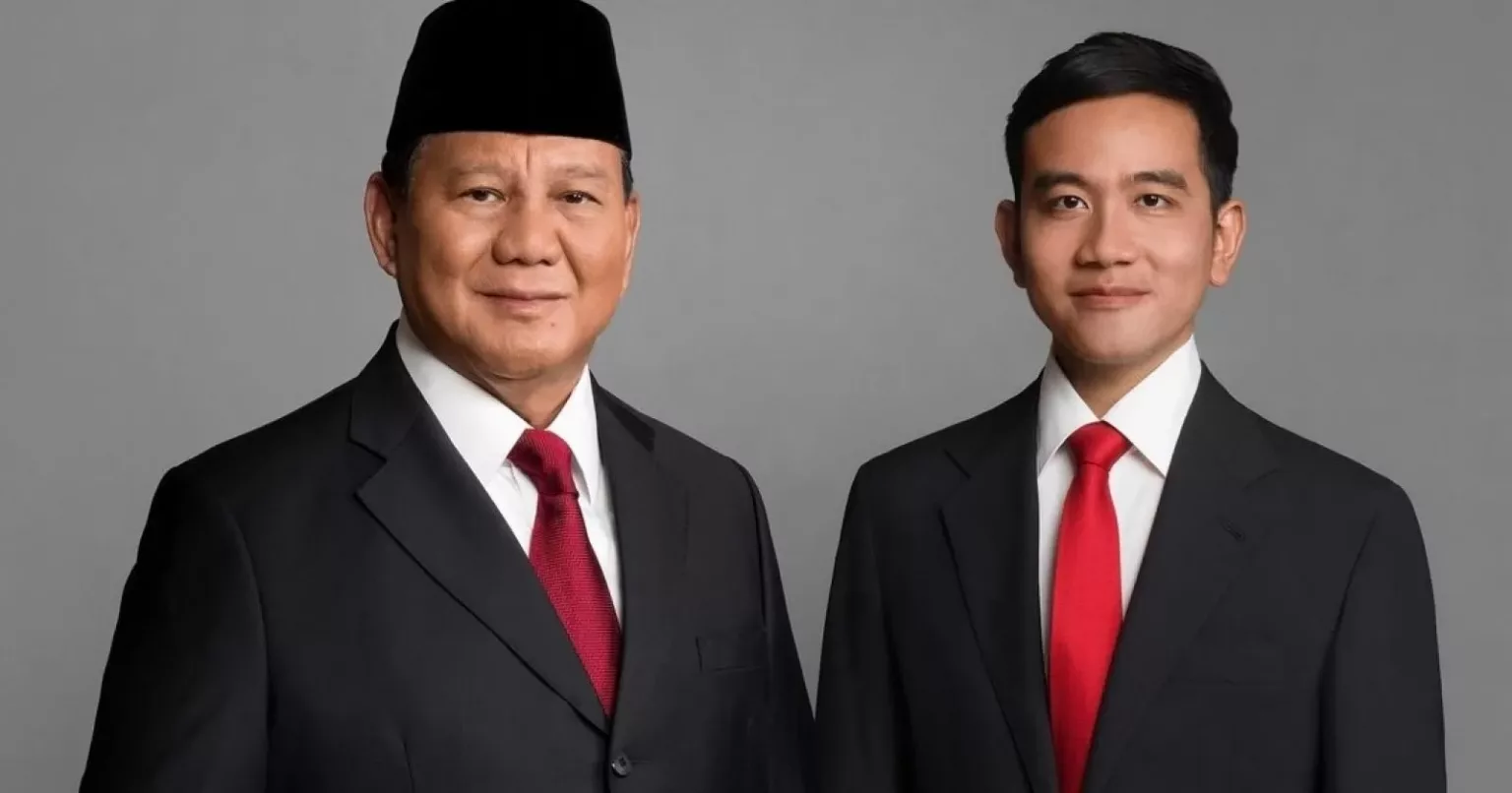 Presiden Prabowo Subianto dan Wakil Presiden Gibran Rakabuming Raka