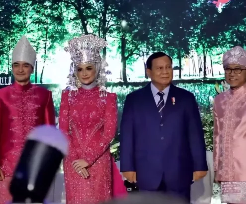 Presiden Prabowo Hadiri Pernikahan Zumi Zola dan Putri Zulkifli Hasan (Instagram)