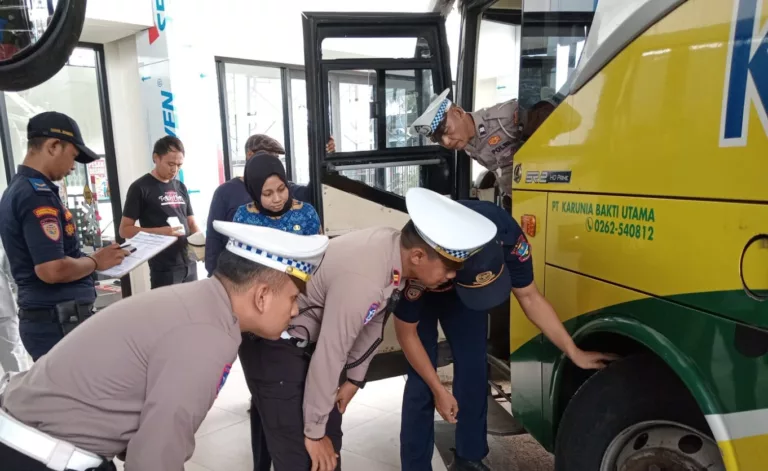 Polres Garut menggelar Ramp Check