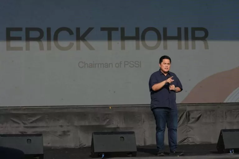 Ketua Umum PSSI, Erick Thohir, memberi target Timnas Indonesia di Piala AFF 2024