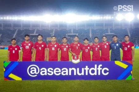 Timnas Indonesia ditahan imbang Laos dengan skor 3-3