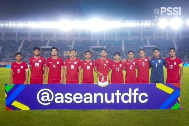 Timnas Indonesia ditahan imbang Laos dengan skor 3-3