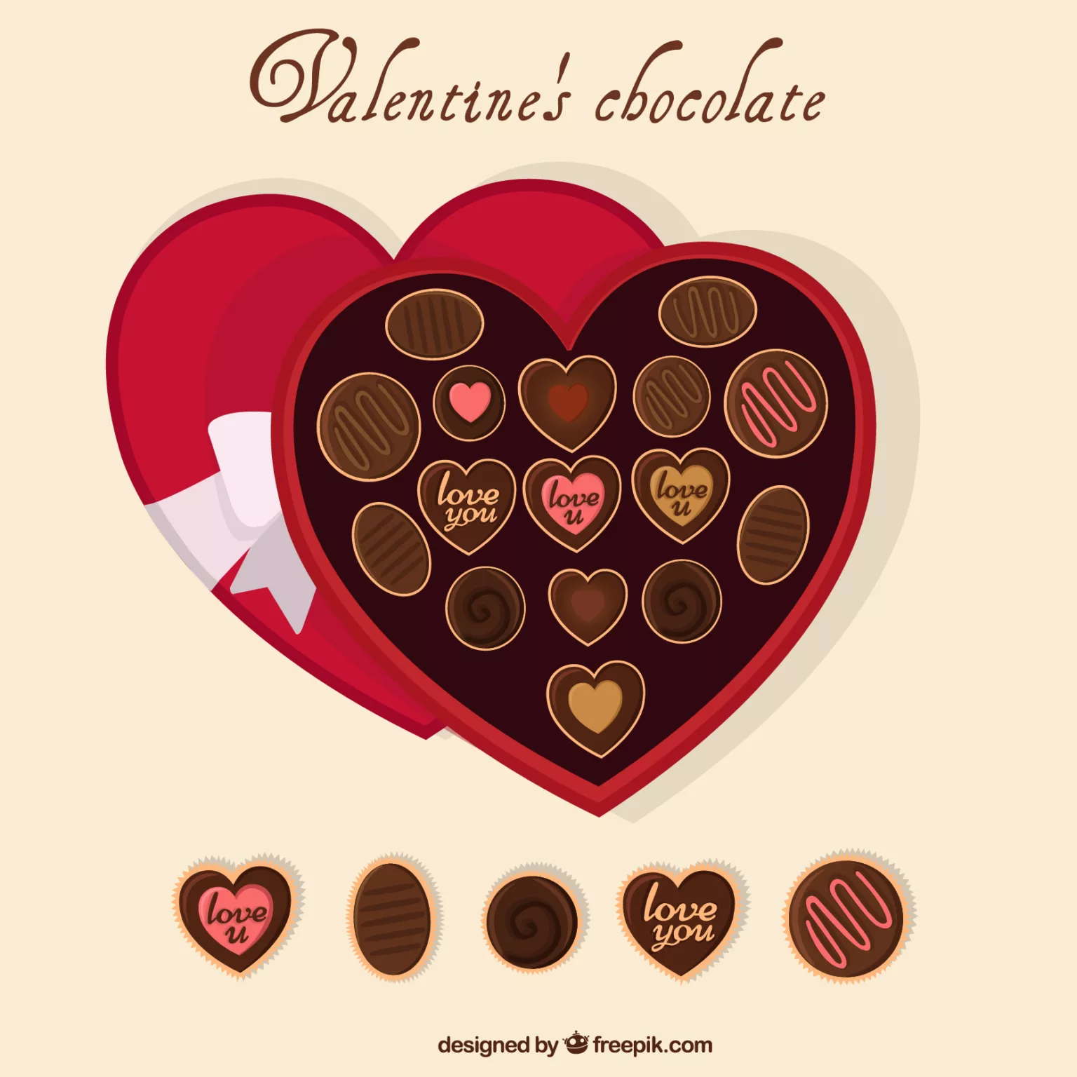 Ilustrasi Hadiah Coklat Valentine. (Freepik)