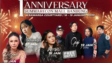 Raisa, Rossa Summarecon Mall Bandung (IG/summareconmall.bandung)