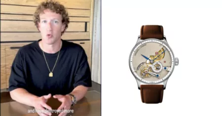 Greubel Forsey "Hand Made 1" senilai 14M yang Mark Zuckerberg kenakan