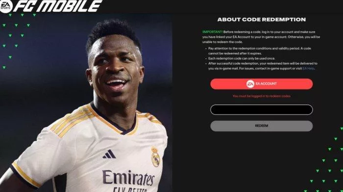 Penukaran kode redeem FC Mobile