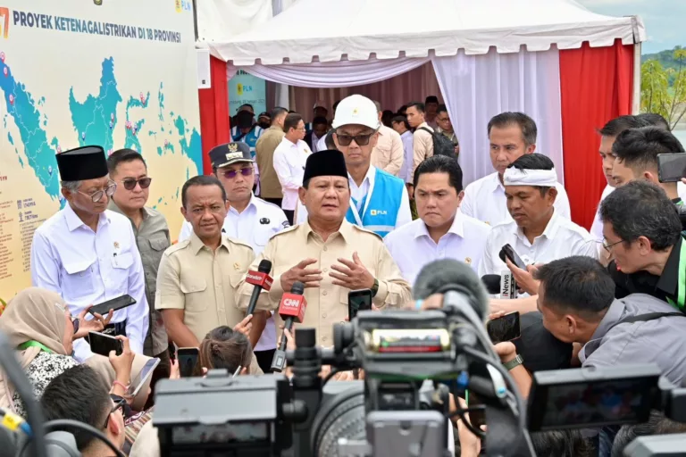 Presiden Prabowo Resmikan Proyek Strategis Ketenagalistrikan Terbesar di Dunia