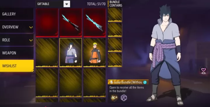 Free Fire X Naruto