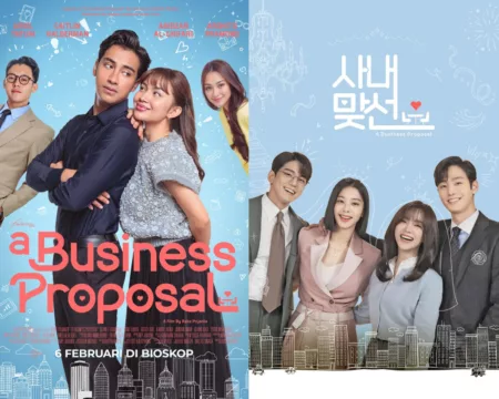 Poster Film Adaptasi K-drama "Business Proposal"