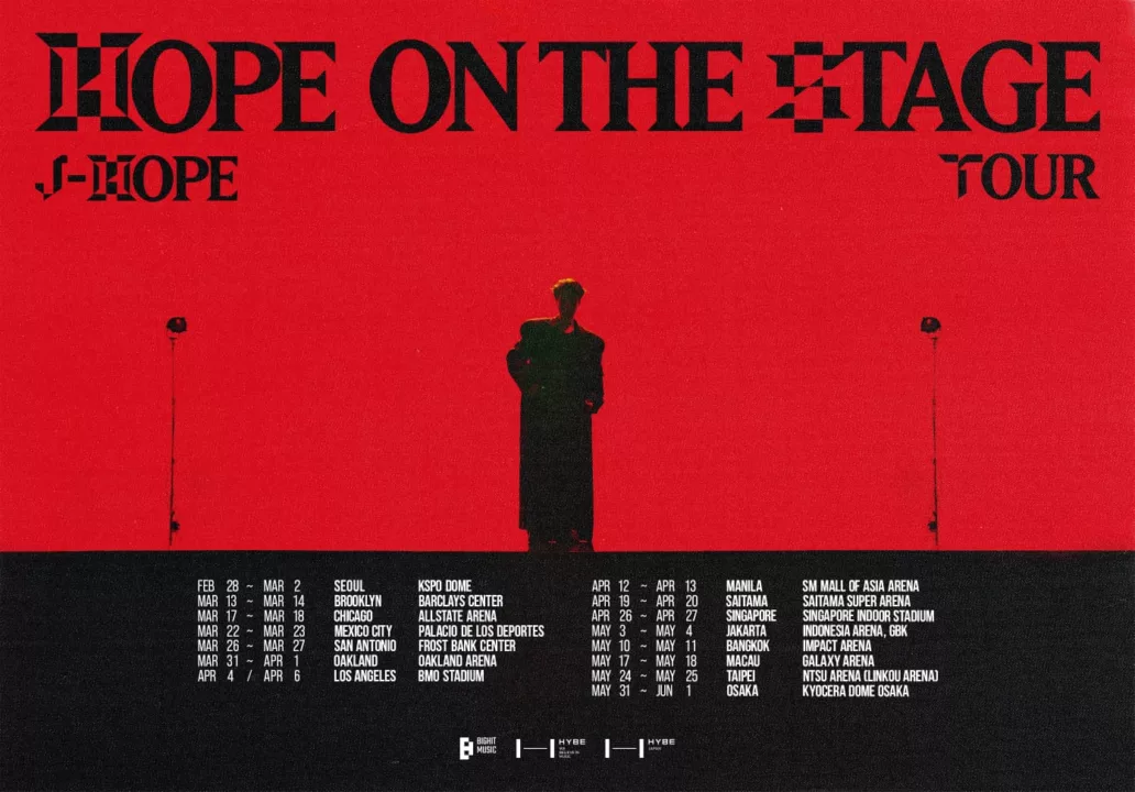 Poster HOPE ON THE STAGE j-hope Solo World Tour