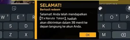 Siap Booyah ! 9 Kode Redeem FF Hari Ini 15 Januari 2025, Spesial Naruto Token dan Ribuan Diamond Gratis