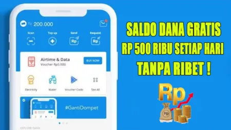 Cara Dapat Saldo DANA Gratis Rp500 Ribu Pakai Link DANA Kaget, Berikut Linknya