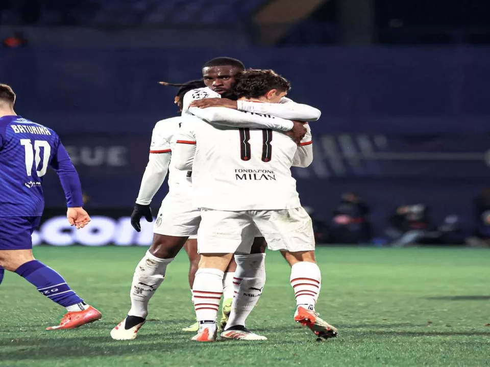 AC Milan takluk 1-2 dari Dinamo Zagreb