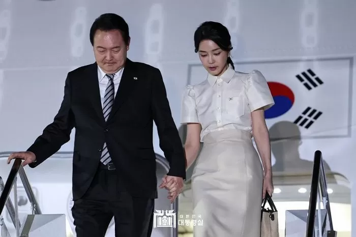 Presiden Korea Selatan Yoon dan Kim Koen Hee. (Insight)