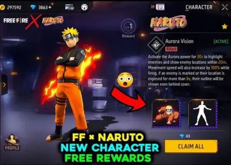 akun ff gratus bundle naruto